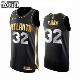 Dres Atlanta Hawks Kris Dunn 32 2020-21 Crna Golden Edition Swingman - Dječji